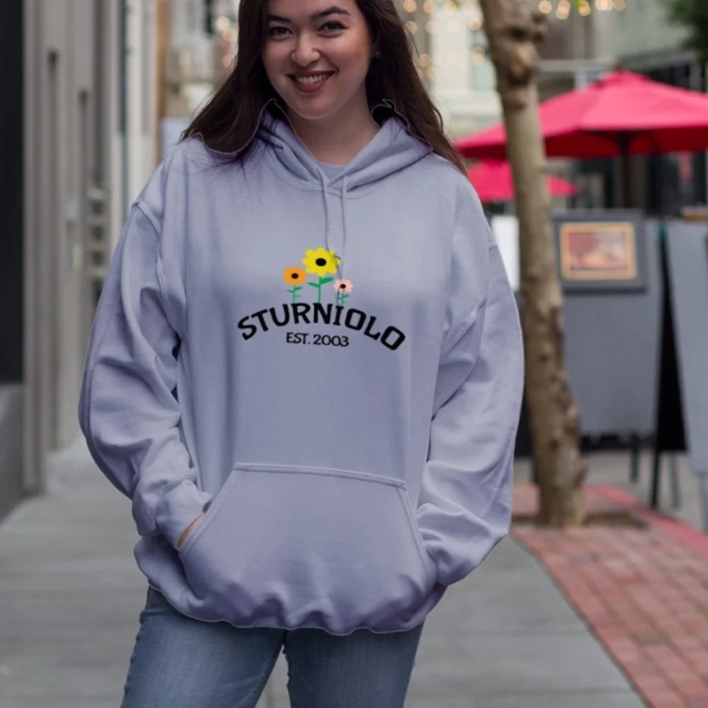 Sturniolo Merch Sturniolo Flower Hoodie Lt Blue Est 2003 M NWT and in packaging